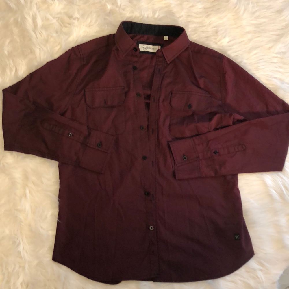 Department West button down shirt size Medium